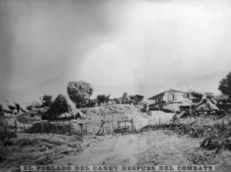 La città di Caney dopo il combattimento, 1898, anni 1920