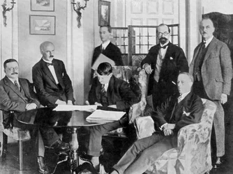 I negoziatori del trattato, 6 dicembre 1921