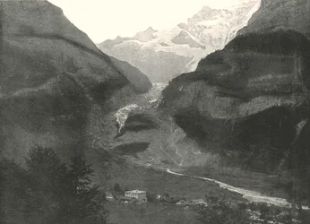 La valle, Grindenwald, Svizzera, 1895
