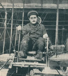 Il vincitore del premio di £10.000 per il volo da Londra a Manchester, 1910 c1937