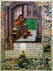 La scrittura della biografia di Jacques Lalaing, XV secolo