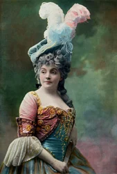 Teatro Municipale De La Gaite - Mme. Rejane, ruolo di la Montansier. - La Montansier, 1904