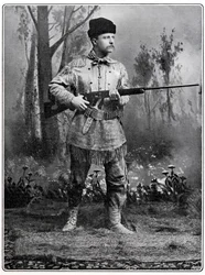 Theodore Roosevelt, soldato e politico americano, c1898