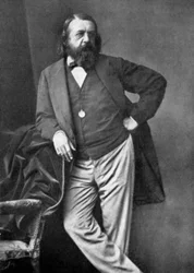 Théophile Gautier, poeta, drammaturgo, romanziere, giornalista e critico letterario francese, XIX secolo