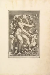 Teti Seduta con un Tritone, XVI secolo