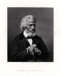 Thomas Carlyle, saggista, satirico e storico scozzese, metà-fine XIX secolo