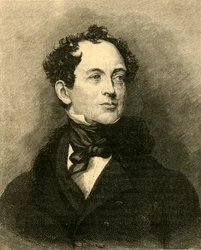 Thomas Moore, poeta irlandese e biografo di Lord Byron, ca. 1829, ca. 1890