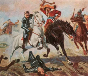 La fuga di Tilly dopo la battaglia di Lech, 4 aprile 1632, 1936
