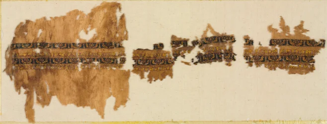 Tiraz con oro, probabilmente da una manica larga, 1013-1020