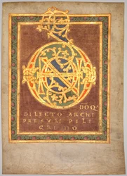 Pagina del titolo del Tonario dell