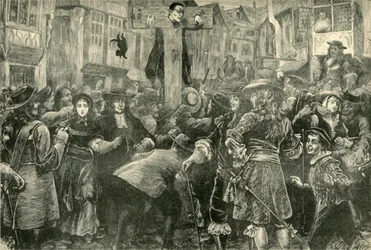 Titus Oates alla gogna, 1685, 1890