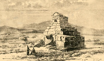 Tomba di Ciro, 1890