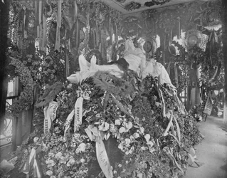 Tomba di Juarez, Cimitero di San Fernando, Città del Messico, c1897