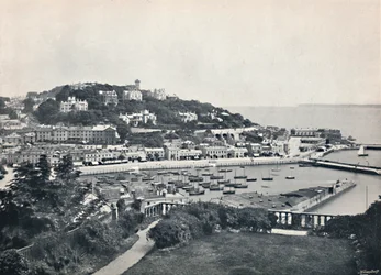 Torquay - Vista generale da Waldron Hill, 1895
