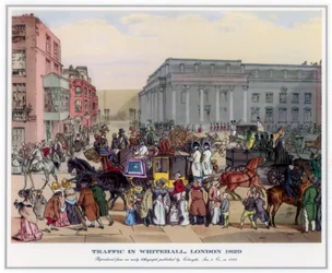 Traffico a Whitehall, Londra