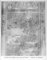 Trattato di Ramses e il popolo ittita, Tempio di Karnak