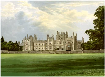 Tregothnan, Cornovaglia, casa del Visconte Falmouth, c1880