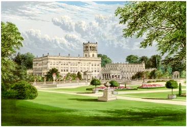 Trentham Hall, Staffordshire, residenza del Duca di Sutherland