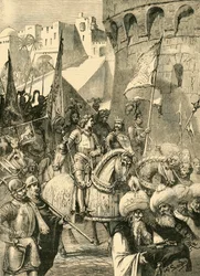 Ingresso trionfale di Riccardo I e Filippo Augusto ad Acri