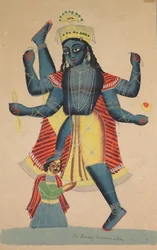 Trivikramapada Tre Passi di Vishnu, 1800s
