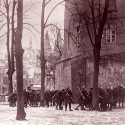 Truppe, Aquisgrana, Germania, c1914-c1918