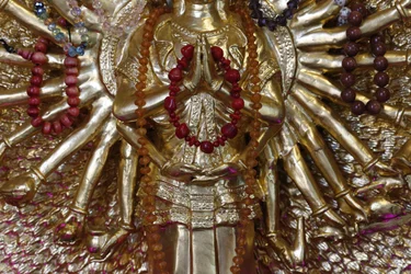 Tempio Buddista Tu An. Quan Am bodhisattva della compassione o dea della Misericordia, Saint-Pierre-en-Faucigny
