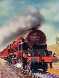 Pacifico a turbina appartenente alla L.M.S. Railway, 1935-36