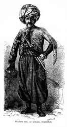 Bey turco di Bitless, Kurdistan, XIX secolo