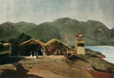 Tuyen-Quan - Torre di osservazione, 1900