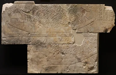 Due barche con donne in lutto, c. 667-647 a.C.