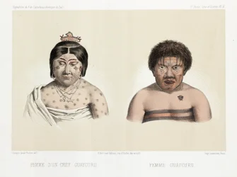 Due donne Guaycuru, Sud America, c 1843-1847