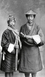 Due uomini del Sikkim, c1910