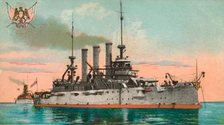 Corazzata americana Missouri, c. 1908