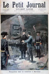 Ricerca sotterranea di anarchici, Barcellona, 1894