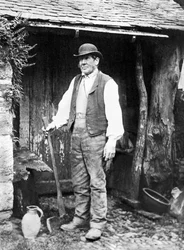 Regno Unito: Un boscaiolo del Devon. c1890