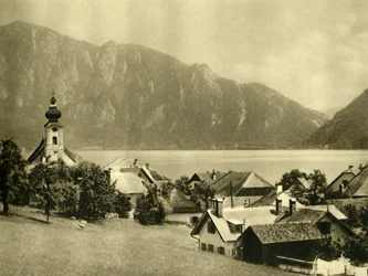 Unterach am Attersee, Alta Austria, c1935