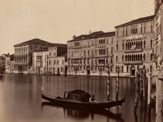 Gondola veneziana senza titolo, fine XIX secolo