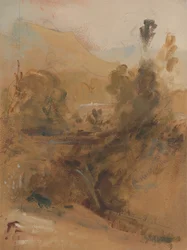 Paesaggio verticale, ca. 1830