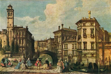 Venezia: Ingresso al Cannaregio, XIX secolo
