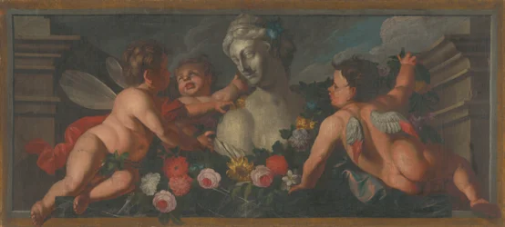 Venere circondata da amorini