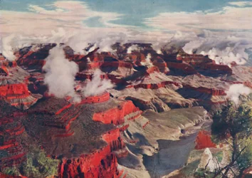 Scogliere di Vermilion e profondità immense di un paese delle meraviglie senza pari, c1935