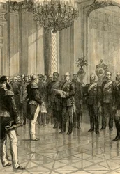 Versailles, 1871: Proclamazione di re Guglielmo imperatore di Germania, 1890
