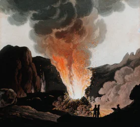 Eruzione del Vesuvio, Italia, c1815