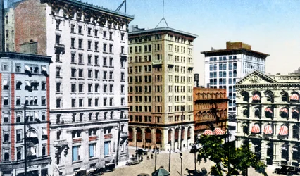 Piazza Victoria, St James Street, Montreal, Canada, c1900s