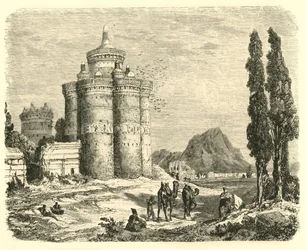 Veduta vicino a Ispahan, 1890