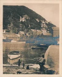 Vista dal porto - Polperro, 1927