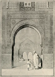 Vista nella Sala delle Due Sorelle, XIX secolo, 1907