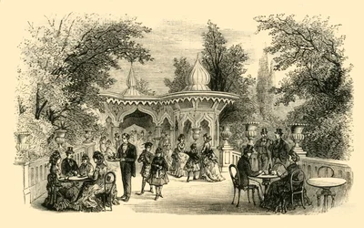 Veduta nei Giardini del Surrey