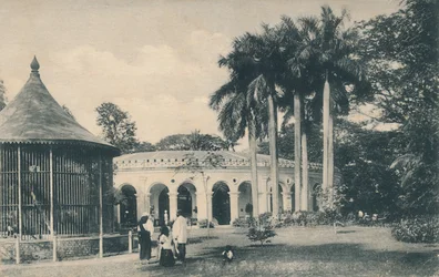 Veduta nei giardini zoologici, Calcutta, c1910