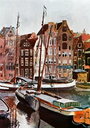 Veduta di Amsterdam, 1907 1911-1912